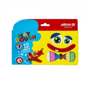 خمیر بازی مقوایی 12 رنگ آریا | Play Dough خمیر بازی مقوایی 12 رنگ آریا | Play Dough