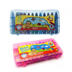 پاستل روغنی 12 رنگ کیفی پلاستیکی آریا | Oil Pastel پاستل روغنی 12 رنگ کیفی پلاستیکی آریا | Oil Pastel