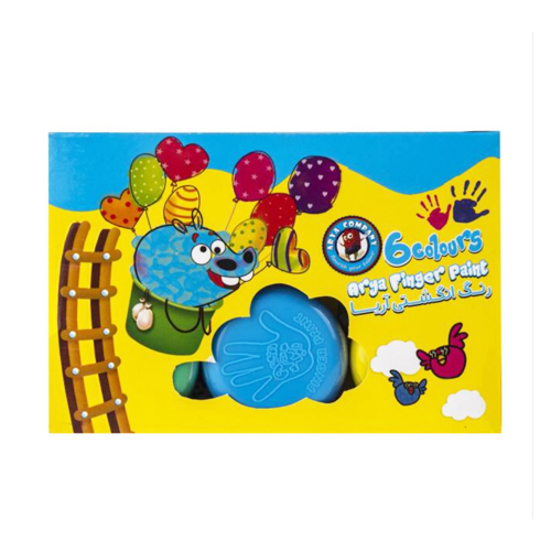 رنگ انگشتی 6 رنگ آریا | Finger Paint رنگ انگشتی 6 رنگ آریا | Finger Paint