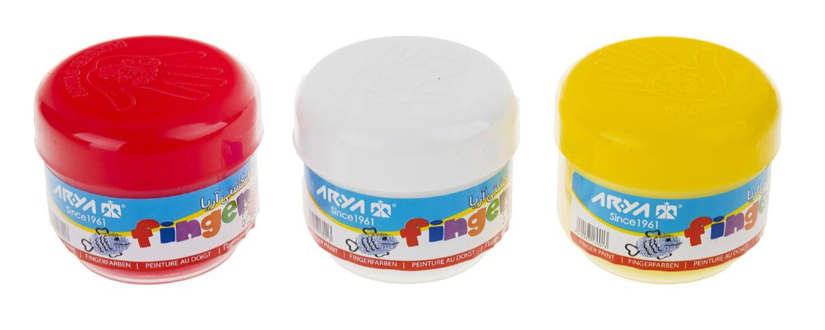 رنگ انگشتی 6 رنگ آریا | Finger Paint رنگ انگشتی 6 رنگ آریا | Finger Paint