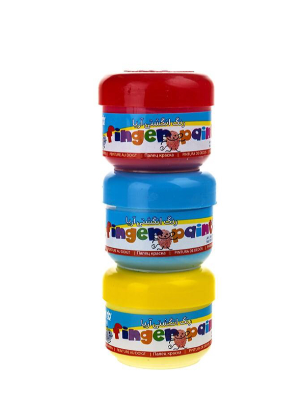 رنگ انگشتی 3 رنگ آریا | Finger Paint رنگ انگشتی 3 رنگ آریا | Finger Paint