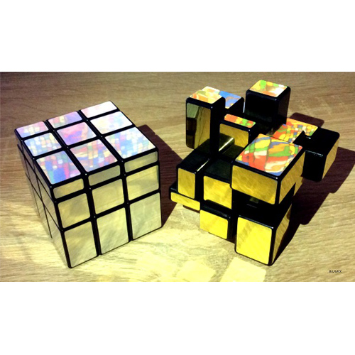 مکعب روبیک آینه ای مجیک 3 در 3 |  Silver Mirror Magic Cube