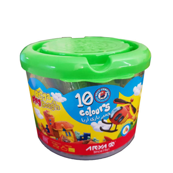 خمیر بازی سطلی 10 رنگ آریا | Play Dough خمیر بازی سطلی 10 رنگ آریا | Play Dough