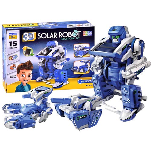 کیت آموزشی سولار ربات آموزشی 3 در 1 |  Solar Robot Educational DIY 1014