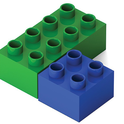 ساختنی لگو متوسط 80 قطعه| Lego