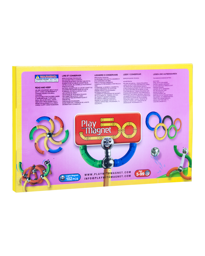 ساختنی مگنت سبک خمیده جدید 102 تکه | Curved Light Magnet New ساختنی مگنت سبک خمیده جدید 102 تکه | Curved Light Magnet New