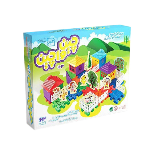 بازی ساختنی چین واچین 63 تکه بازی ساختنی چین واچین 63 تکه