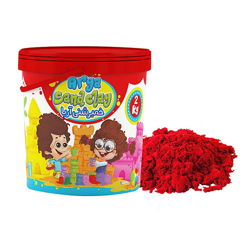 خمیر شنی 2 کیلویی بدون ابزار آریا | Sand Clay خمیر شنی 2 کیلویی بدون ابزار آریا | Sand Clay