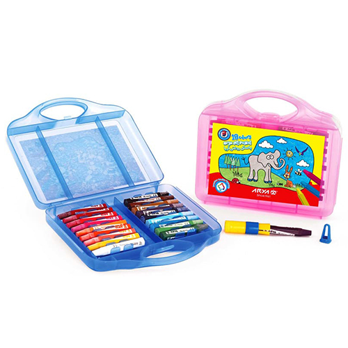 پاستل روغنی 18 رنگ کیفی پلاستیکی آریا | Oil Pastel پاستل روغنی 18 رنگ کیفی پلاستیکی آریا | Oil Pastel