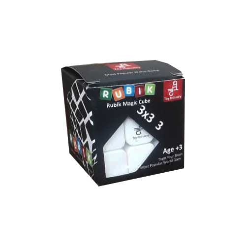 مکعب روبیک 3 در 3 استیکرلس فکرانه مکعب روبیک 3 در 3 استیکرلس فکرانه